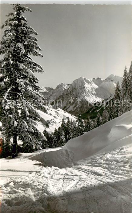 13842725 Klosters GR Parsenn Klosters Abfahrt und Silvrettagruppe Klosters GR