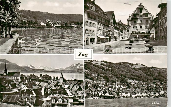 13842728 Zug ZG Fêtes sur la place du lac de Zoug, panorama