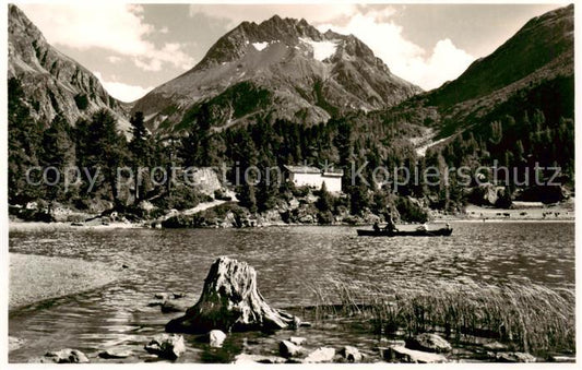 13842736 Maloja GR Lago di Cavloccio mit Monte del Forno Maloja GR