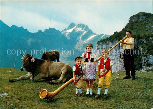 13842780 Ebenalp 1641m AI Blick auf Meglisalp Freiheit Hundstein Faehlentuerme A