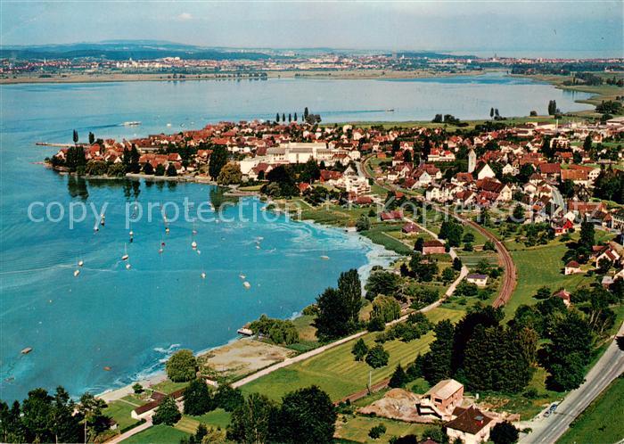 13842785 Ermatingen Untersee Fliegeraufnahme mit Blick auf Konstanz und Bodensee