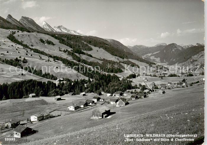 13842949 Lisighaus Wildhaus SG Riet Schoenau avec Iltios et Churfirsten