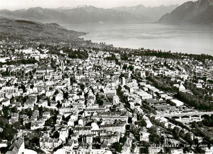 13842953 Lausanne VD Vue par avion Lausanne VD