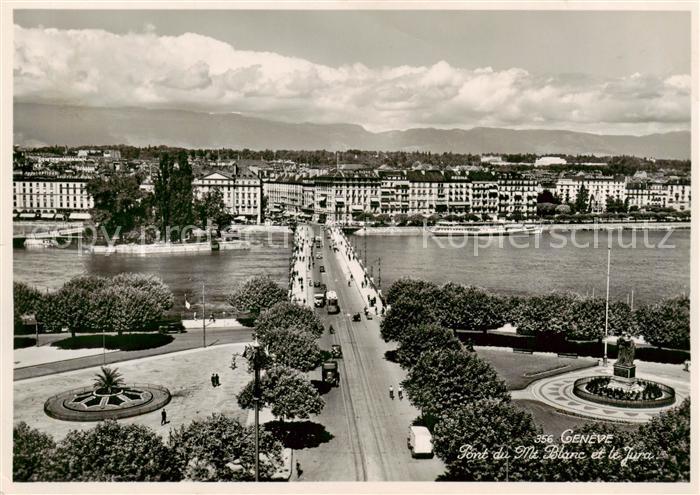 13842980 Genève GE Pont du Mt Blanc et le Jura Genève GE