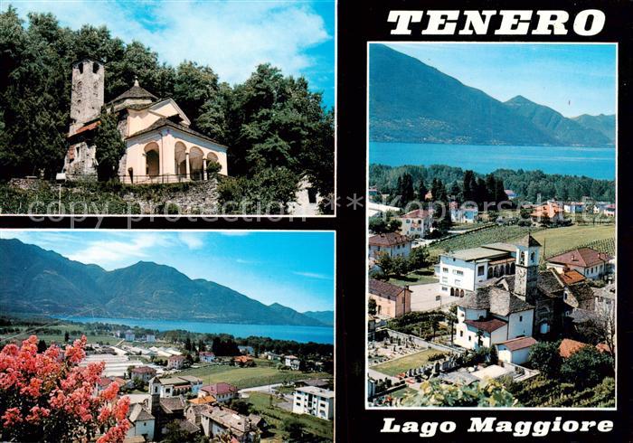 13843171 Tenero Lago Maggiore TI Kapelle Panorama Fliegeraufnahme