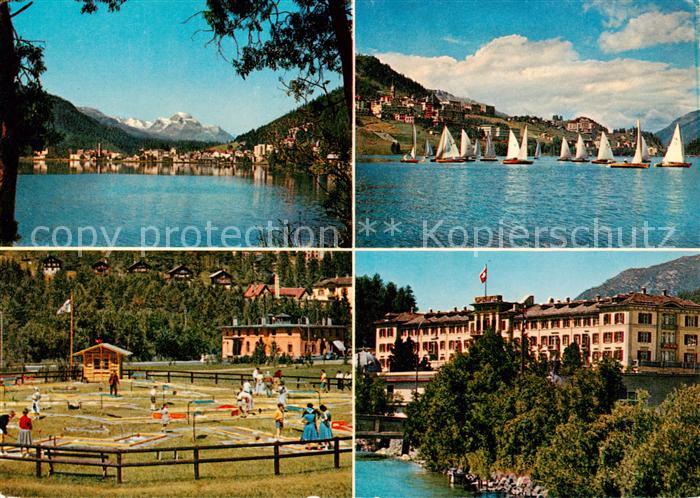 13843251 St Moritz Bad GR avec minigolf Piz La Margne naviguant sur le St M