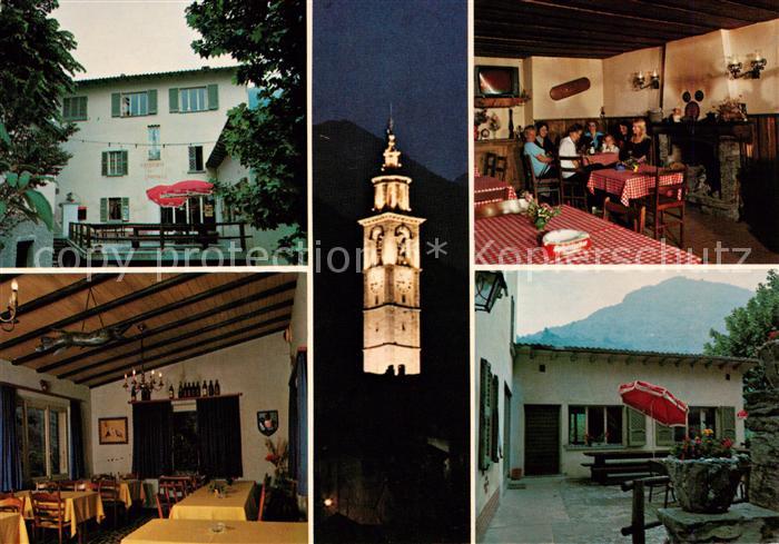 13843331 Intragna TI Ristorante del Campanile Kirchturm