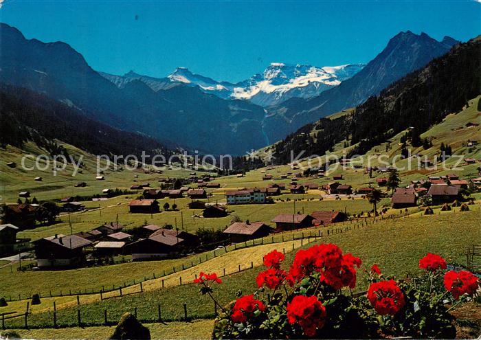 13843366 Boden Adelboden BE Panorama Berner Oberland gegen Steghorn Wildstrubel