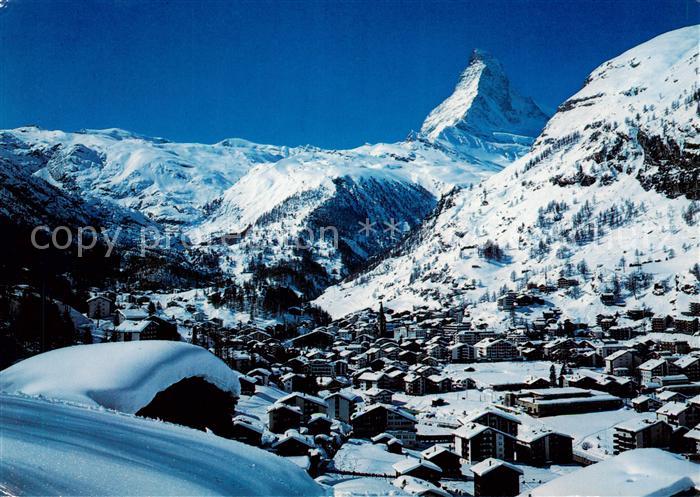 13843553 Zermatt VS mit Matterhorn Zermatt VS