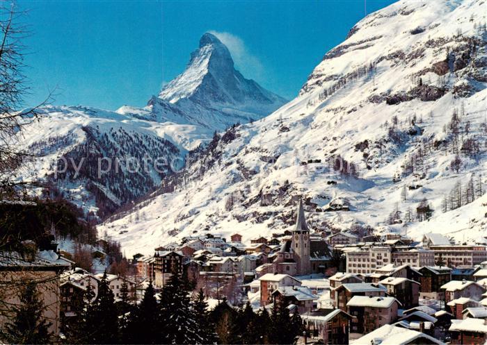 13843555 Zermatt VS mit Matterhorn Zermatt VS