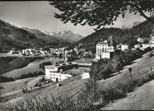 11524190 St Moritz GR Blick auf Moritzersee im Sommer Alpenblick St. Moritz