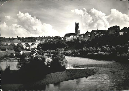 11526978 Fribourg FR La Sarine Pont de Zaehringen Fribourg