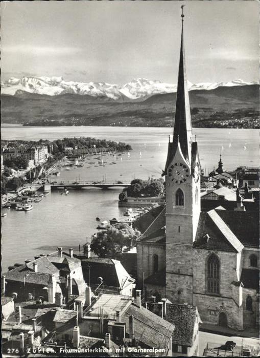 11551854 Zuerich Fraumuensterkirche Glarneralpen Zuerich