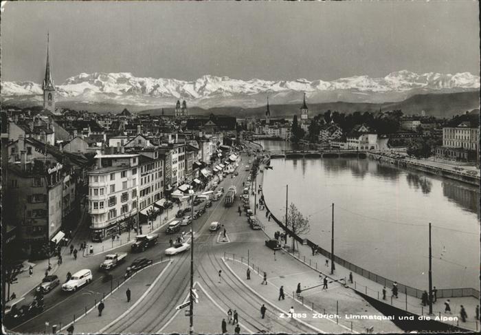 11552210 Zuerich Limmatquai Alpen Zuerich