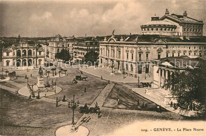 12994601 Genève GE La Place Neuve Monument Genève