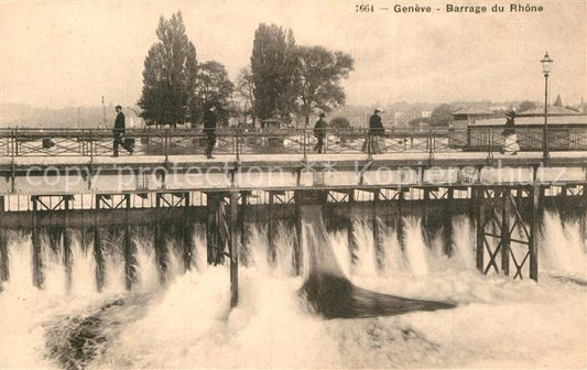 12994618 Genève GE Barrage du Rhône Genève