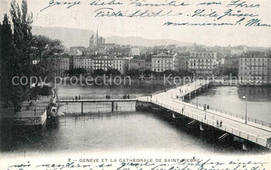 12994624 Genève GE et la Cathédrale de Saint Pierre Genève