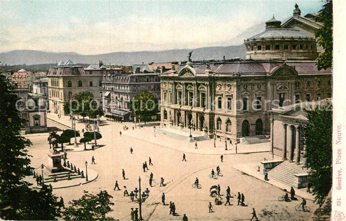 12994637 Genève GE Place Neuve Théâtre Monument Genève