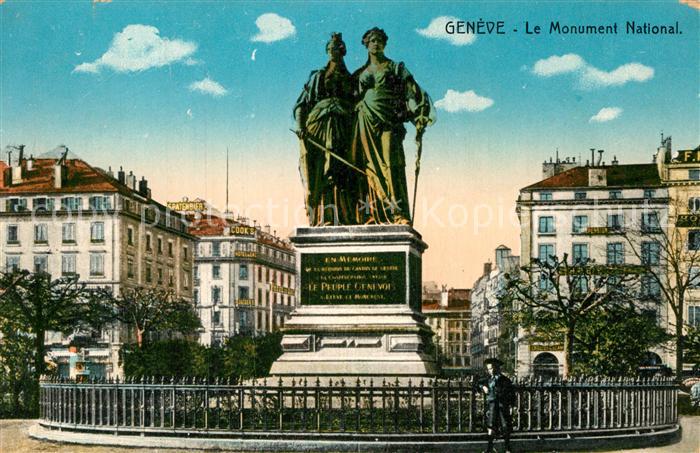 12994641 Genève GE Le Monument National Statue Genève