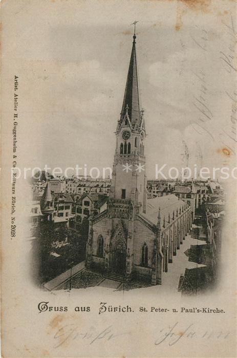 12995099 Zuerich ZH Église Saint-Pierre-et-Paul Zuerich