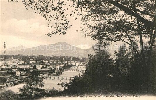 13009475 Genève GE Vue prise du Bois de la Barie Genève