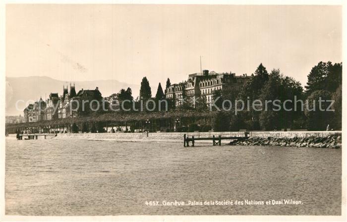 13009481 Genève GE Palais de la Société des Nations et Quai Wilsen Genève