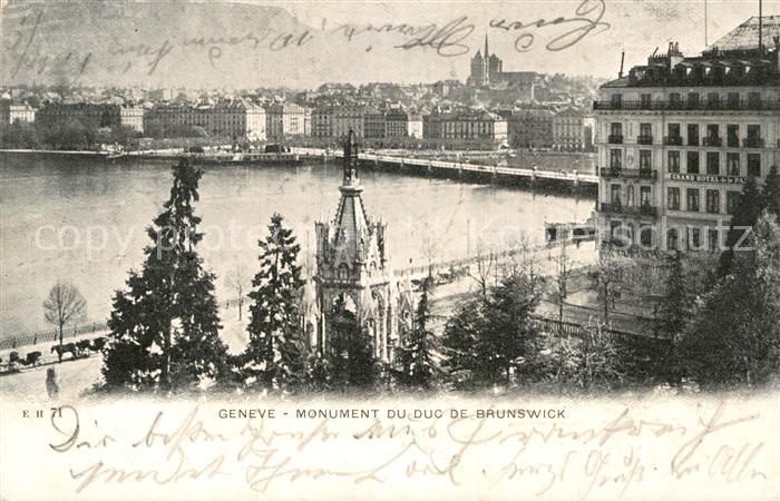 13009483 Genève GE Monument du Duc de Brunswick Genève