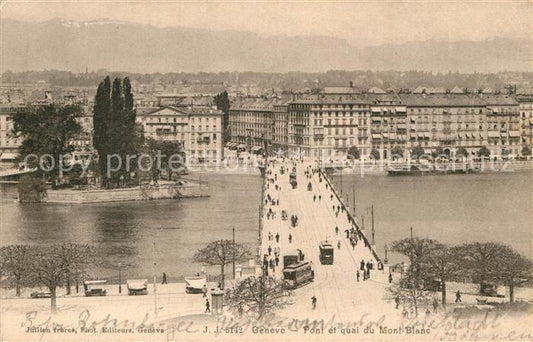 13009487 Genève GE Potn et Quai du Mont Blanc Genève