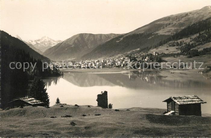 13010768 Davos GR Panorama Lac Davos Alpes Davos Platz