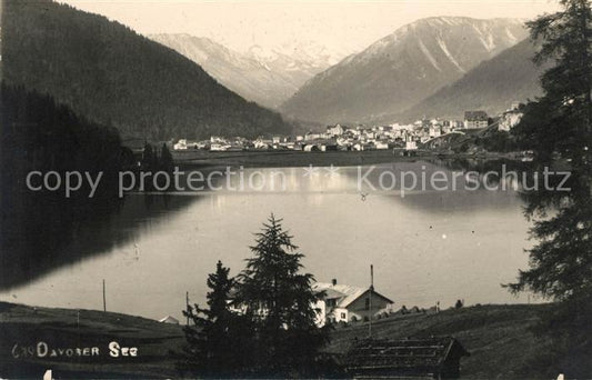 13010771 Davos GR Lac Davos Panorama alpin Davos Platz