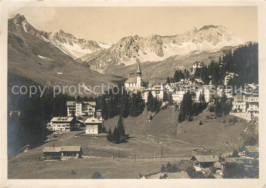 13011678 Arosa GR Panorama alpin Arosa