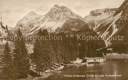 13012803 Arosa GR Untersee avec Furkahoerner Alpes Uri Arosa