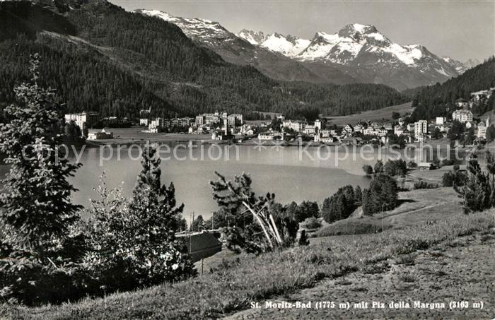 13038591 St Moritz Bad GR avec Piz della Margna St. Moritz