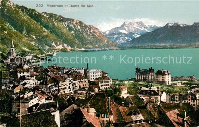 13038598 Montreux VD et Dents du Midi Montreux