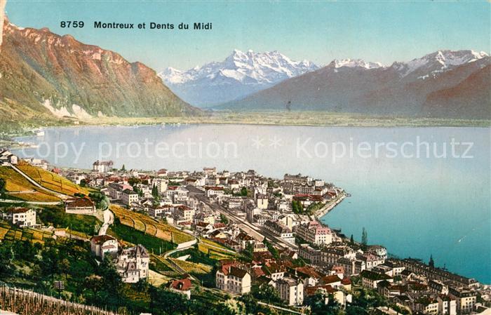 13038602 Montreux VD et Dents du Midi Montreux