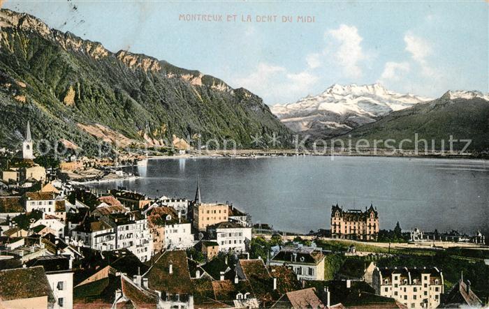 13038628 Montreux VD et la Dent du Midi Montreux