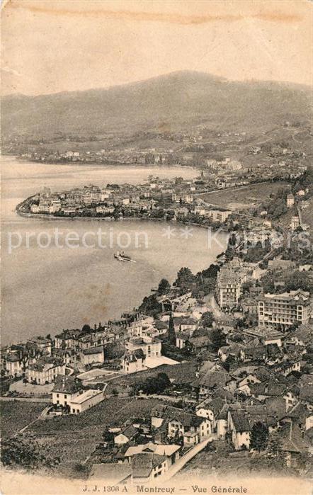 13038671 Montreux VD Vue Générale Montreux