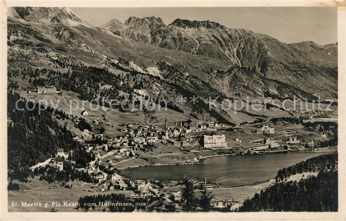 13063256 St Moritz GR avec Piz Kesch depuis Hahnensee St. Moritz