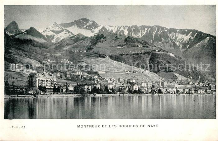 13064211 Montreux VD et les Rochers de Naye Montreux