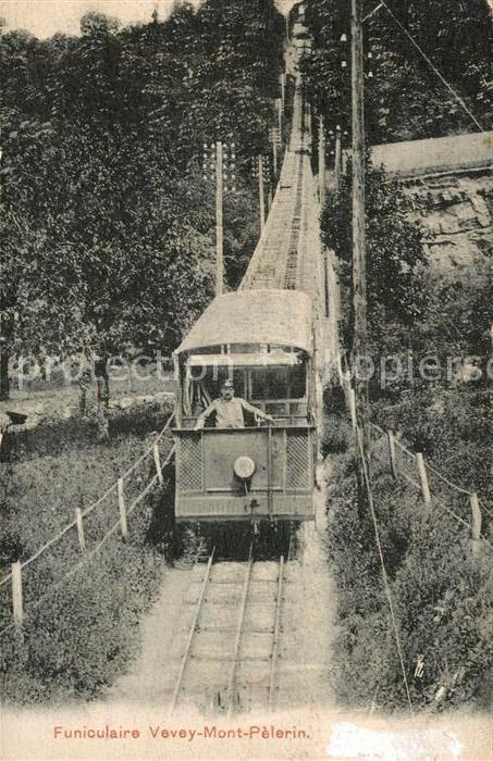 13064988 Vevey VD Funiculaire Vevey Mont Pélerin Vevey