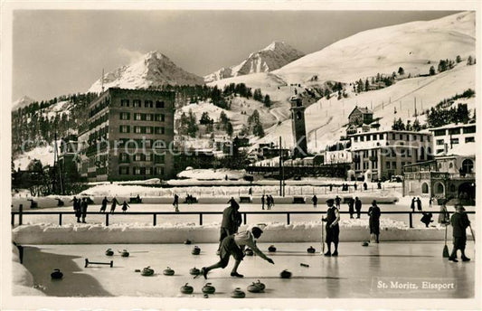 13075507 St Moritz GR Sports de glace Domaine de sports d'hiver Alpes St Moritz GR