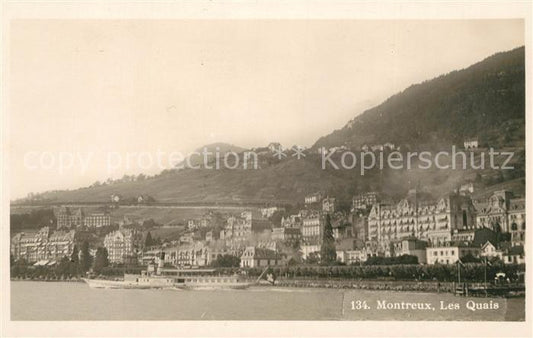 13113674 Montreux VD Les Quais Lac Léman Montreux