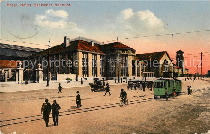 13113936 Bâle BS Nouveau tramway Badischer Bahnhof Bâle BS