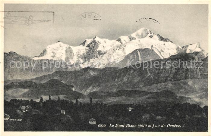 13114743 Genève GE Vue sur le Mont Blanc Genève