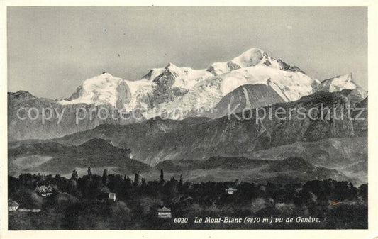 13114761 Genève GE Vue sur le Mont Blanc Genève