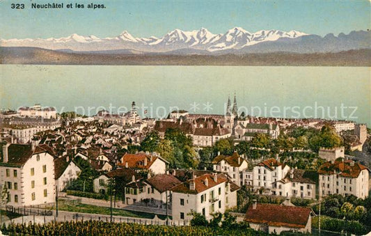 13114792 Neuchâtel NE Lac et les Alpes Neuchâtel