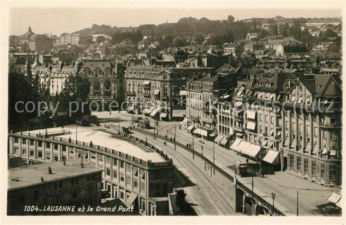 13114800 Lausanne VD et le Grand Pont Lausanne