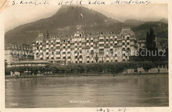 13116320 Montreux VD Hôtel Eden Montreux