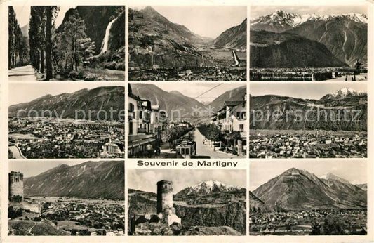 13195826 Tour photo aérienne tramway Martigny VS Martigny VS