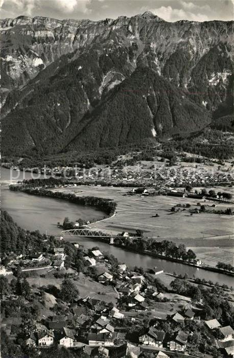 13195847 Goldswil Interlaken photo aérienne avec Boeningen et Faulhornkette Gol